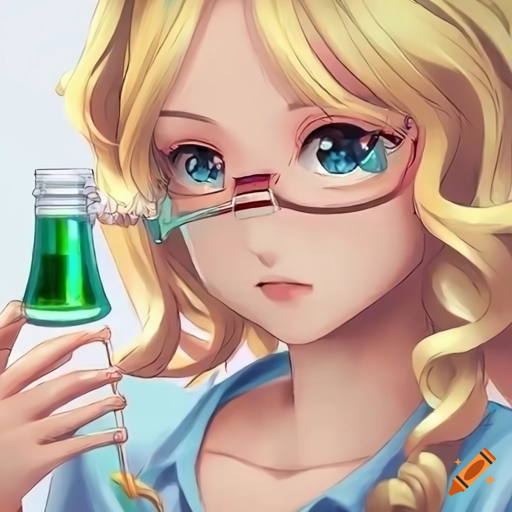 Chemical Elements as anime girls: Hydrogen by Alwub on DeviantArt
