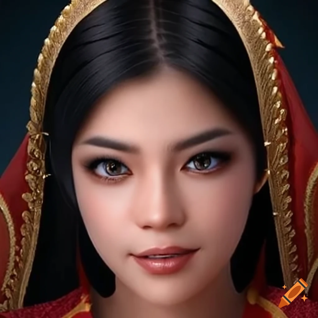 hyper-realistic portrait of a person in traditional Christian Orthodox dress