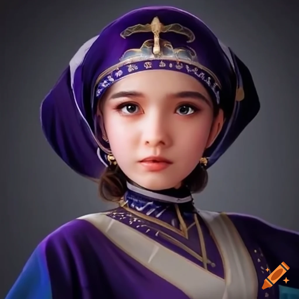 closeup portrait of a person in traditional Christian Orthodox dress