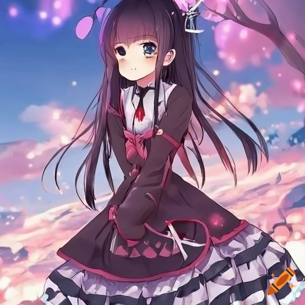 Dark anime, Anime art, Anime art, Cute Anime Girl Dark HD phone wallpaper