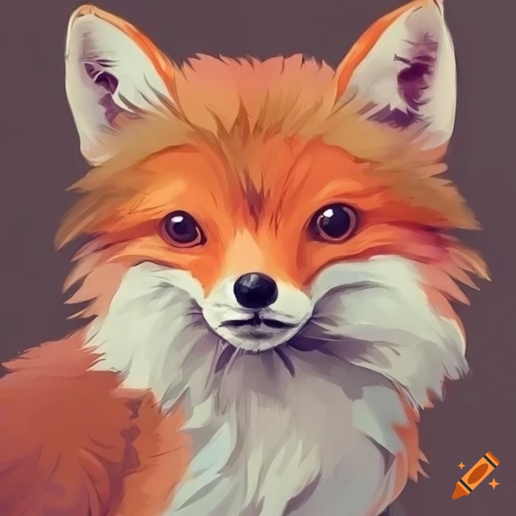 cute drawings of foxes