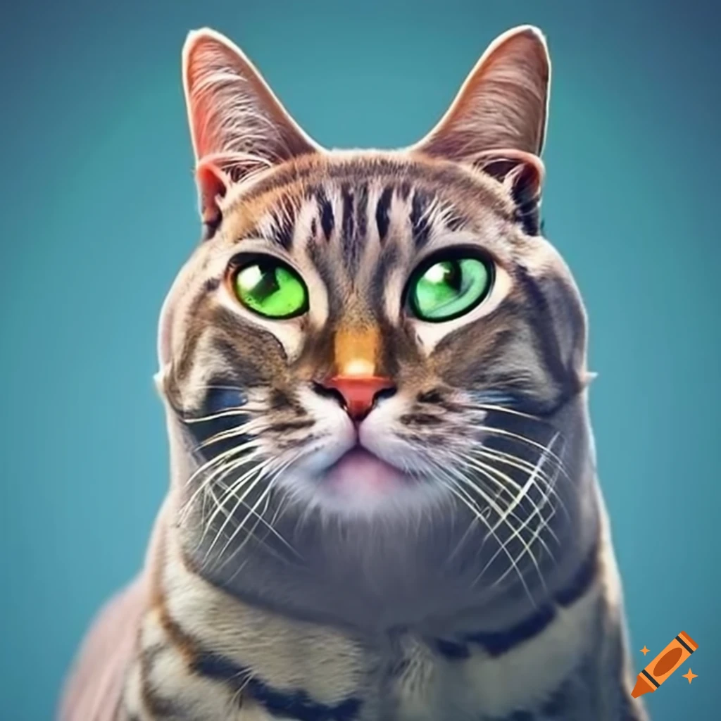close-up of a cat