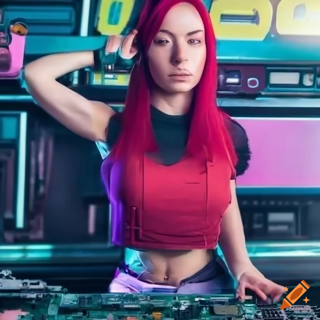 cyberpunk-technician-repairing-a-computer-on-a-spaceship