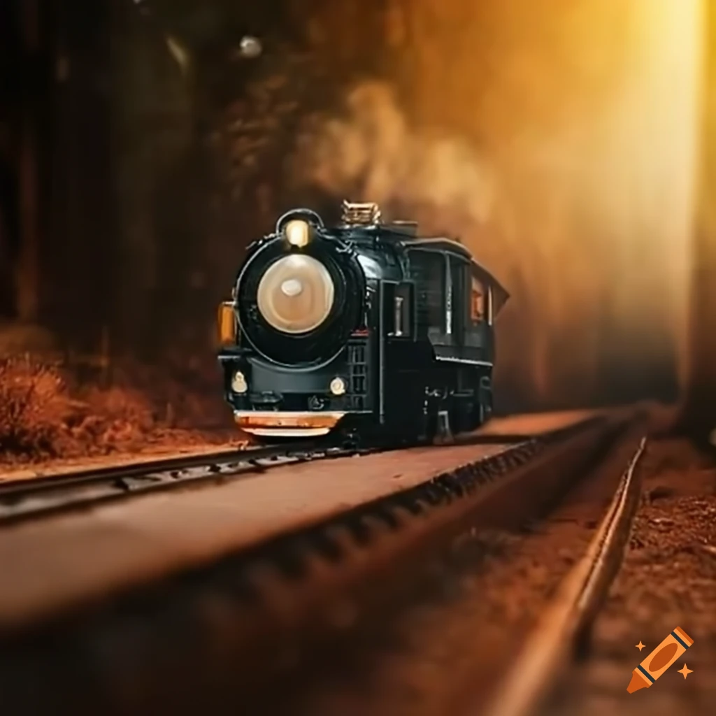 Electric toy train on Craiyon