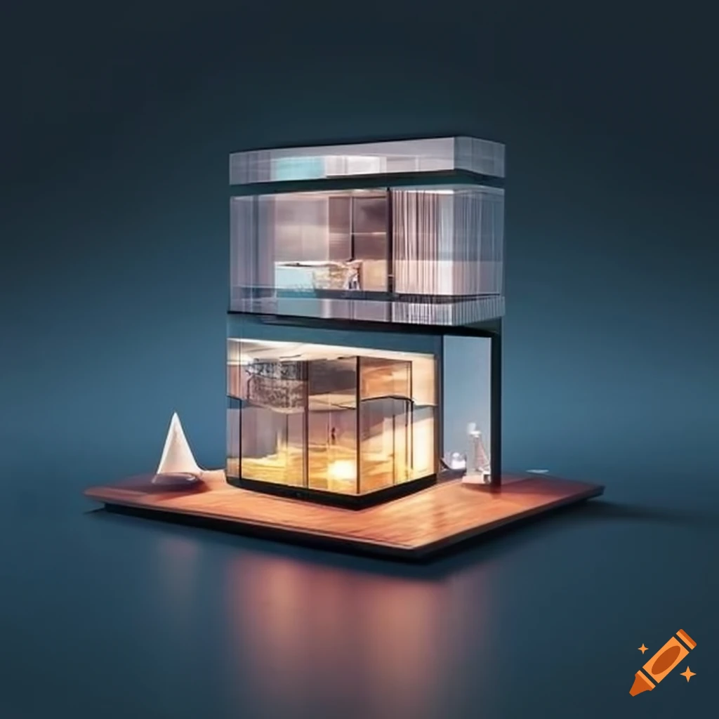 concept-of-office-stand-architecture