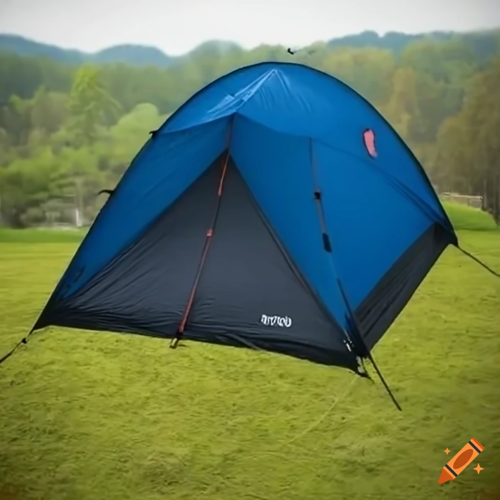 Top-down view of a tent in high quality