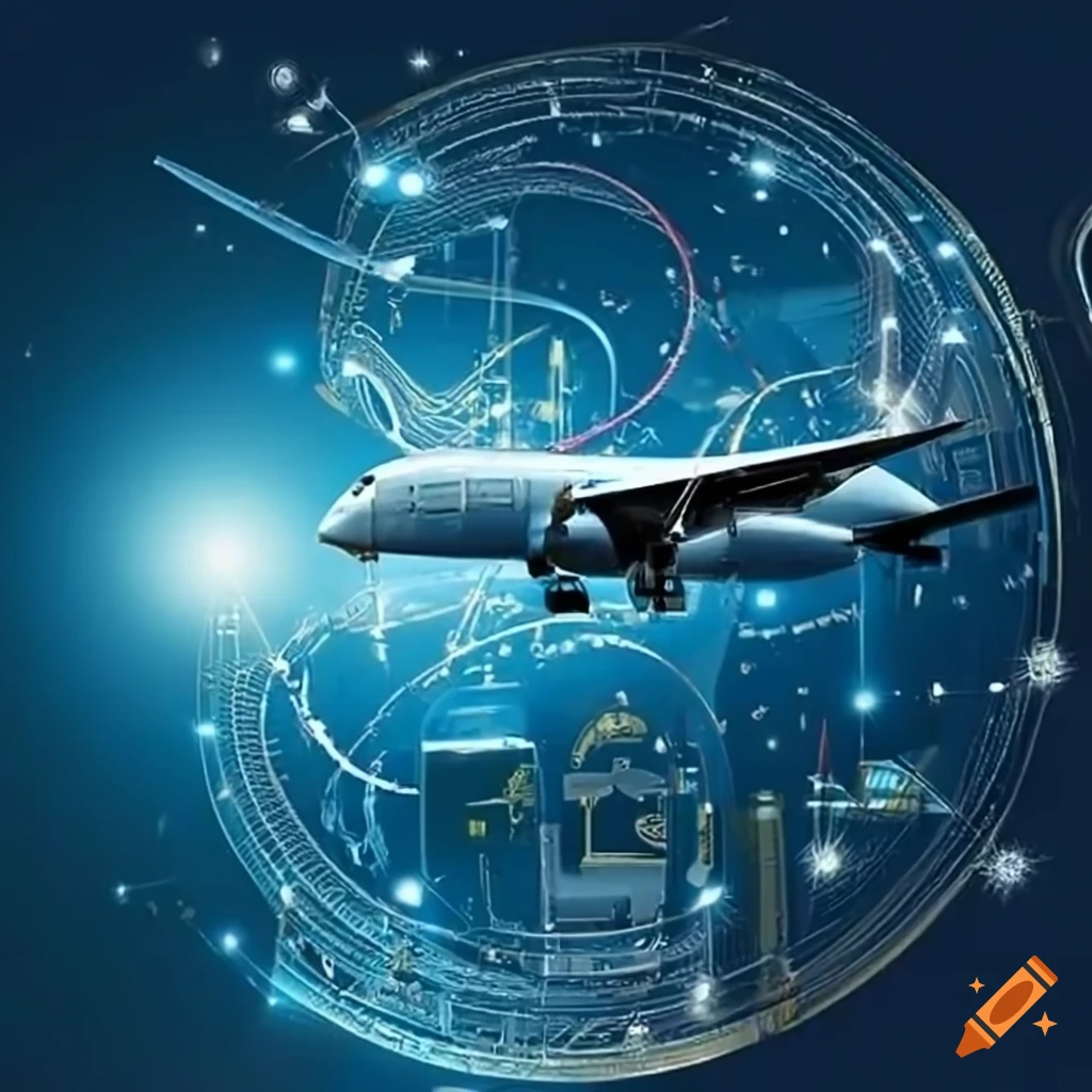 image representing connectivity in aerospace industry