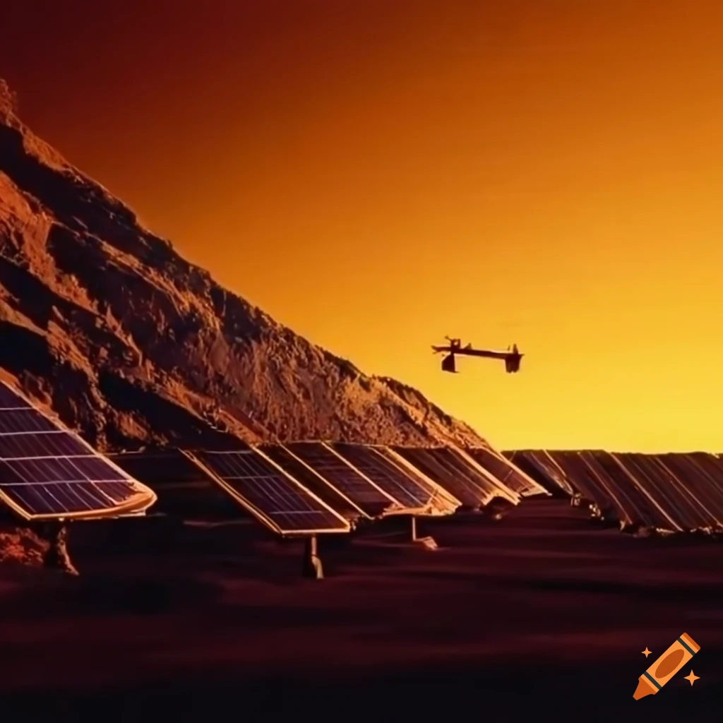 solar farm on a decommissioned mine