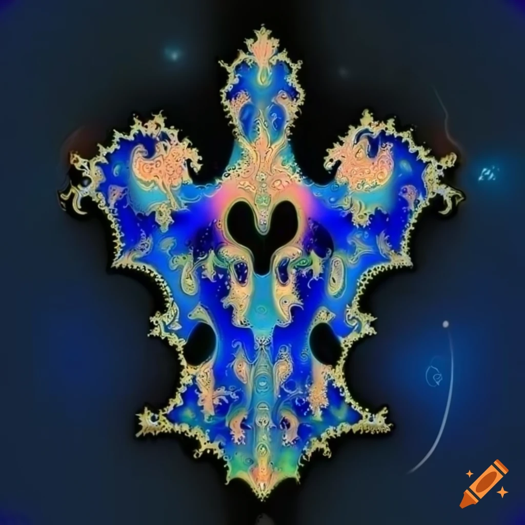 Visions in famous inkblots are triggered by fractal patterns