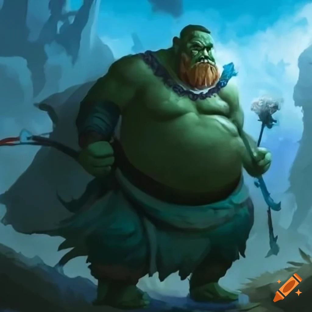 Cosplay Of A Foggy Asian Orc With Long Beard And Ancient Chinese Robes cosplay-of-a-foggy-asian-orc-with-long-beard-and-ancient-chinese-robes