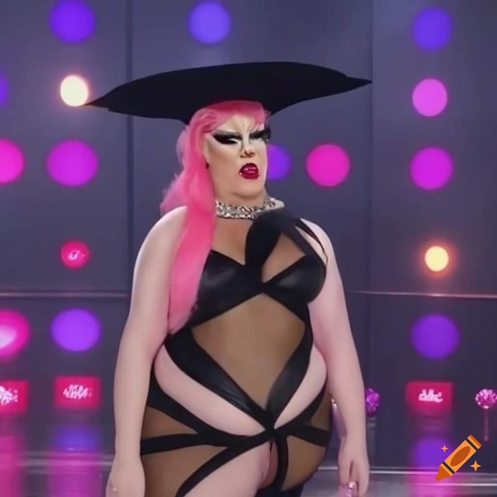 drag queen performing on RuPaul's Drag Race runway