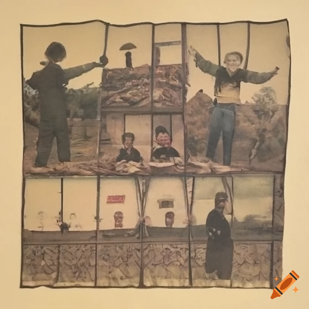 Collage artwork inspired by walker evans on Craiyon