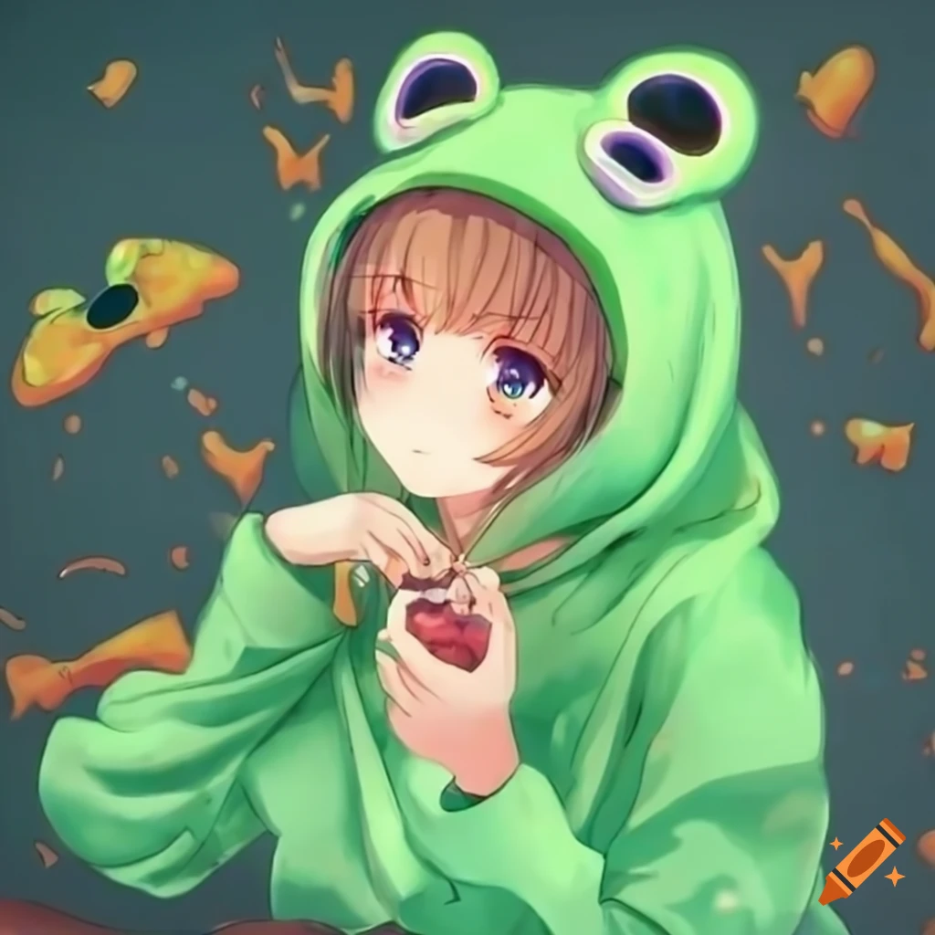 Amazon.com: Froggy girl anime green magna T-Shirt : ביגוד, נעליים ותכשיטים-demhanvico.com.vn