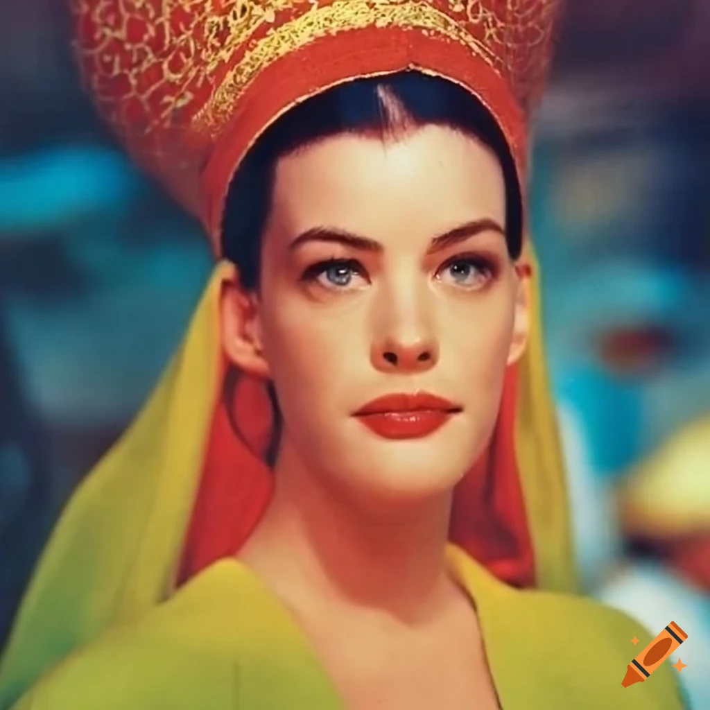 1950s vintage actress in an oriental bazaar