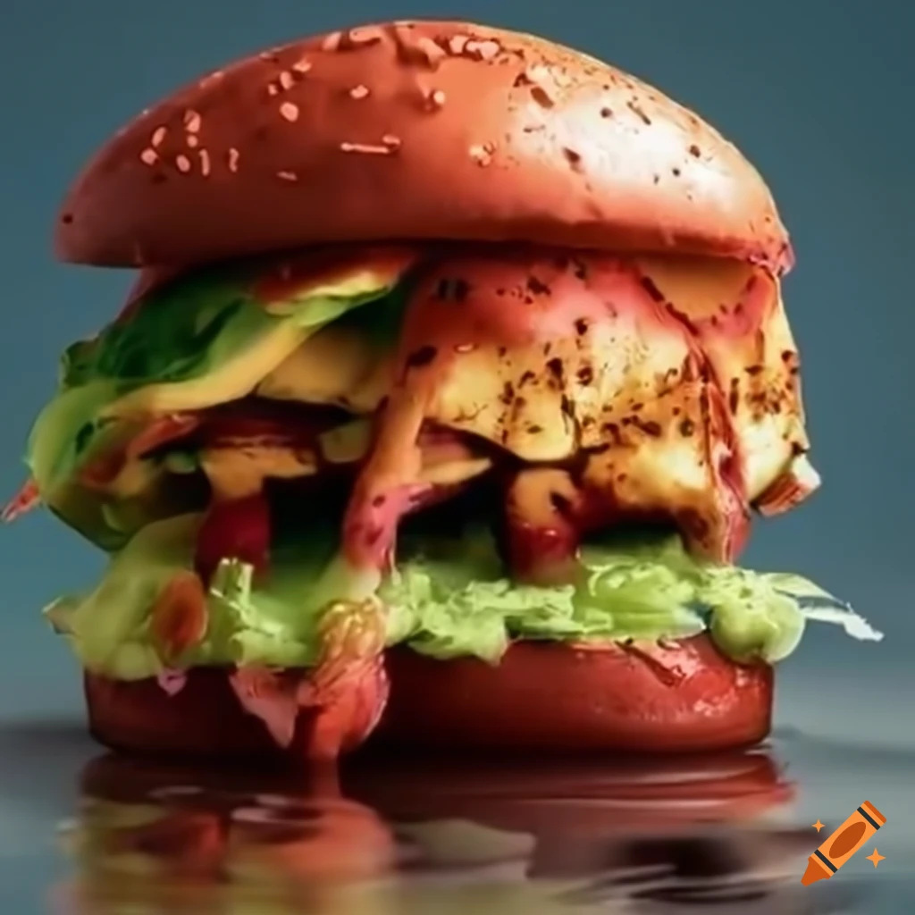 delicious hamburger image