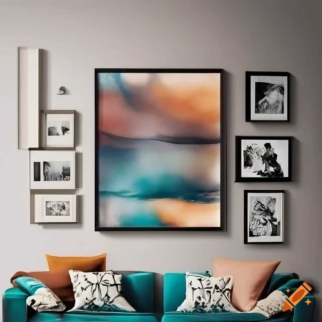 Inspiration for creating a gallery wall on Craiyon