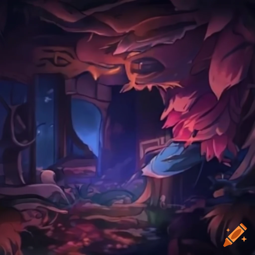 anime-style backgrounds for trading cards