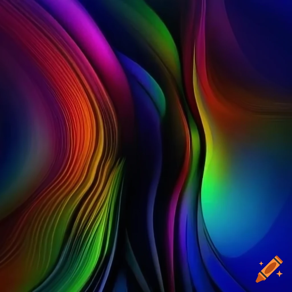 colorful abstract time-line design