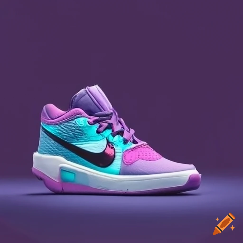 Original nike shoes with background on Craiyon
