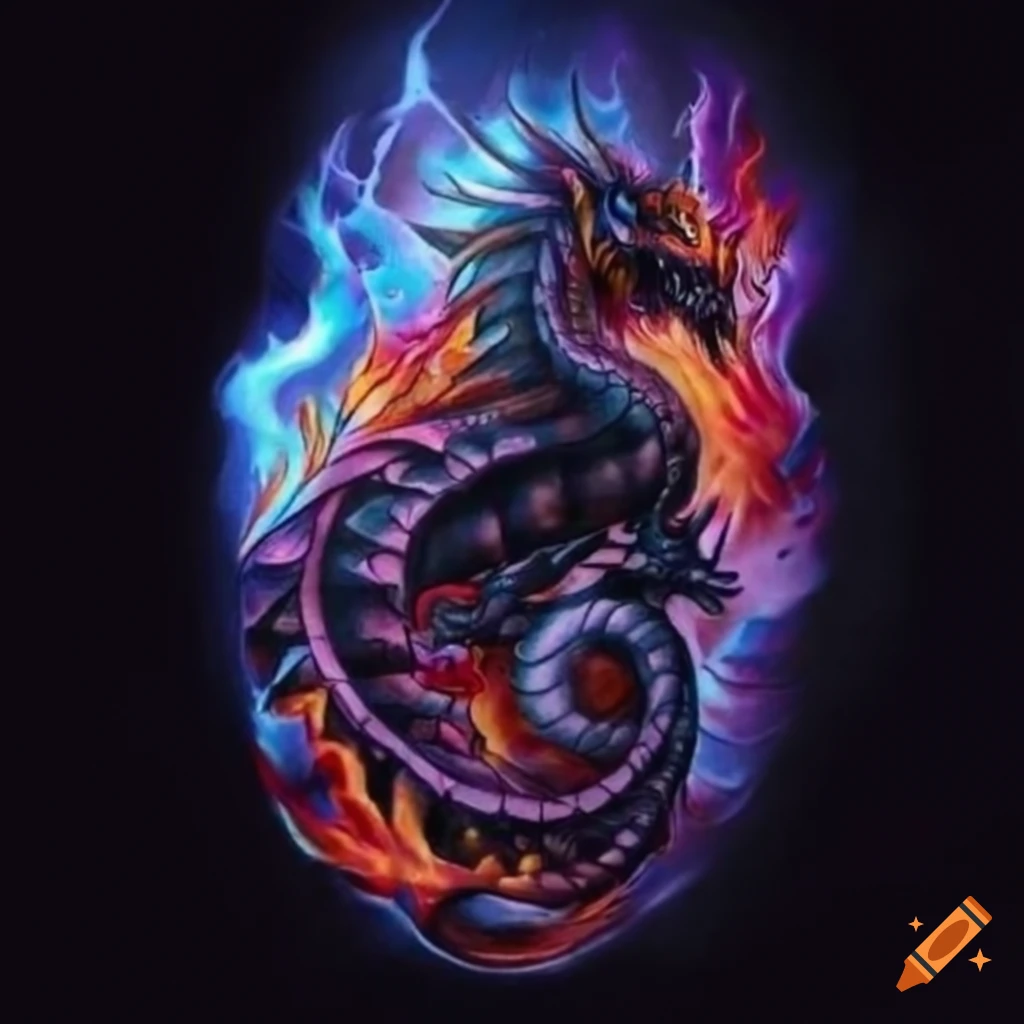 Lexica - Chinese dragon tattoo wrapping a arm, 8k, high resolution