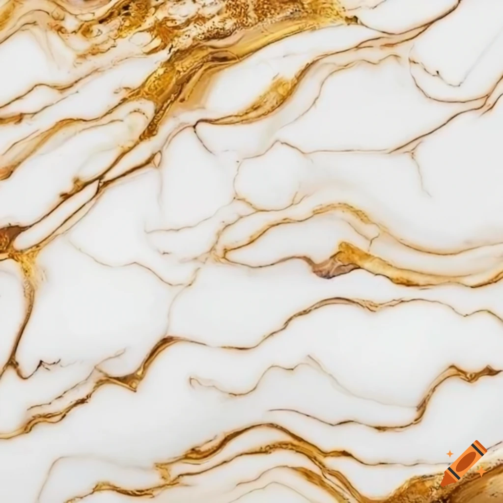 white and gold marble texture