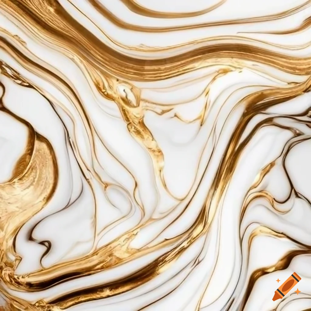 white and gold luxurious marble pattern