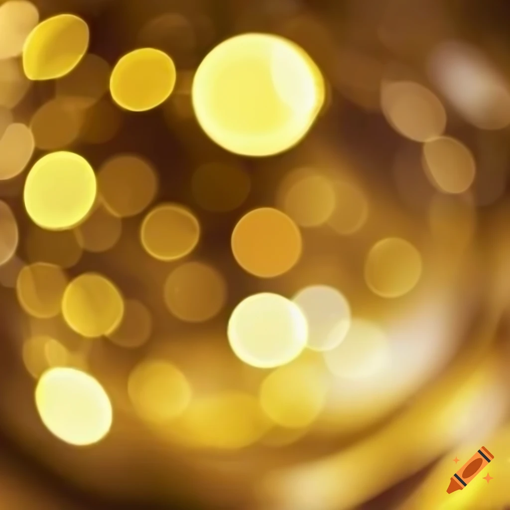 yellow bokeh background