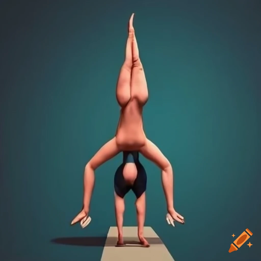 man doing a handstand