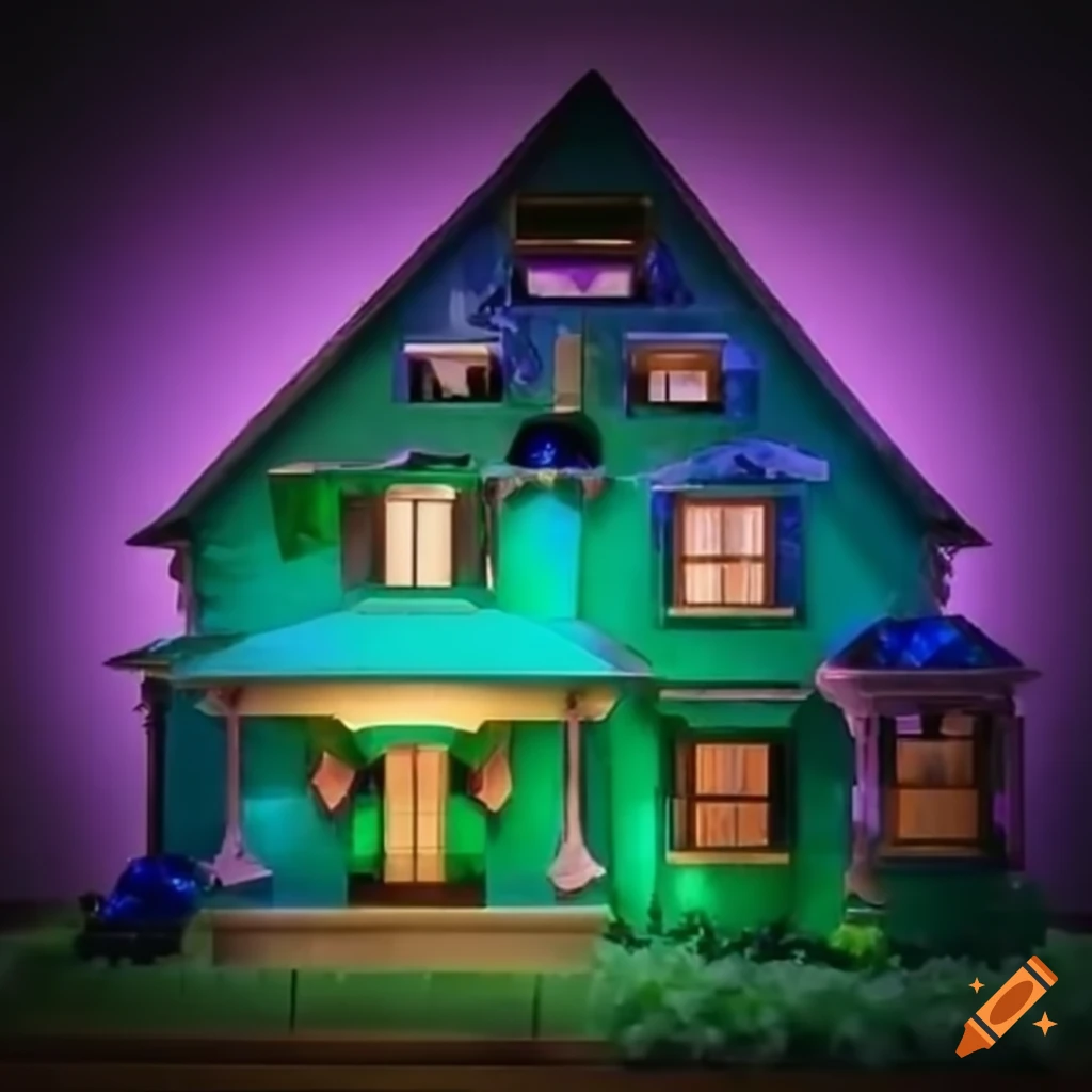 House made of precious gemstones