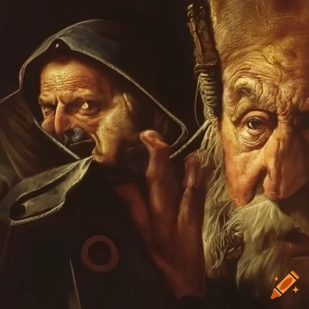 Digital painting of god baldr on Craiyon