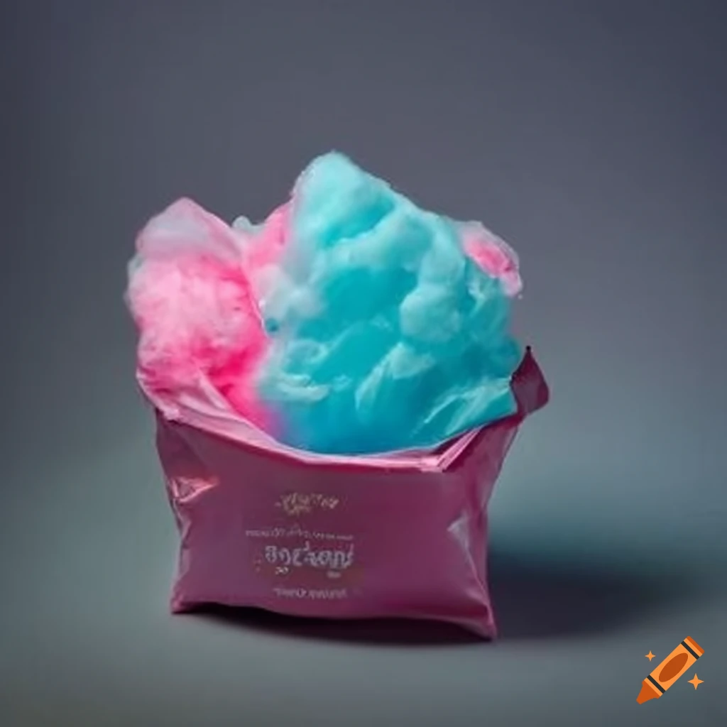 Cotton Candy In A Bag On Craiyon