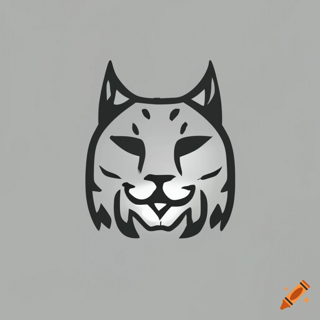 minimalistic-lynx-logo-on-craiyon