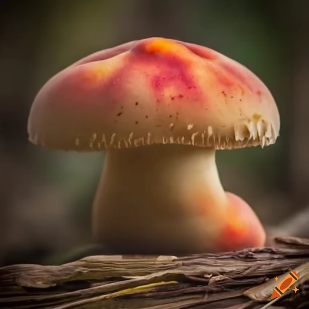 peach-mushroom-art-on-craiyon