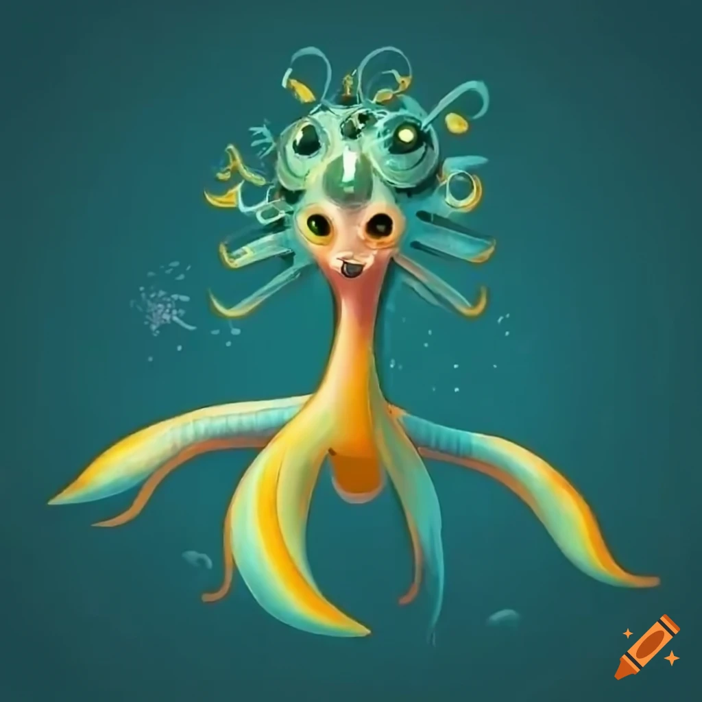 Elegant Aquatic Creature With Expressive Eyes On Craiyon elegant-aquatic-creature-with-expressive-eyes-on-craiyon