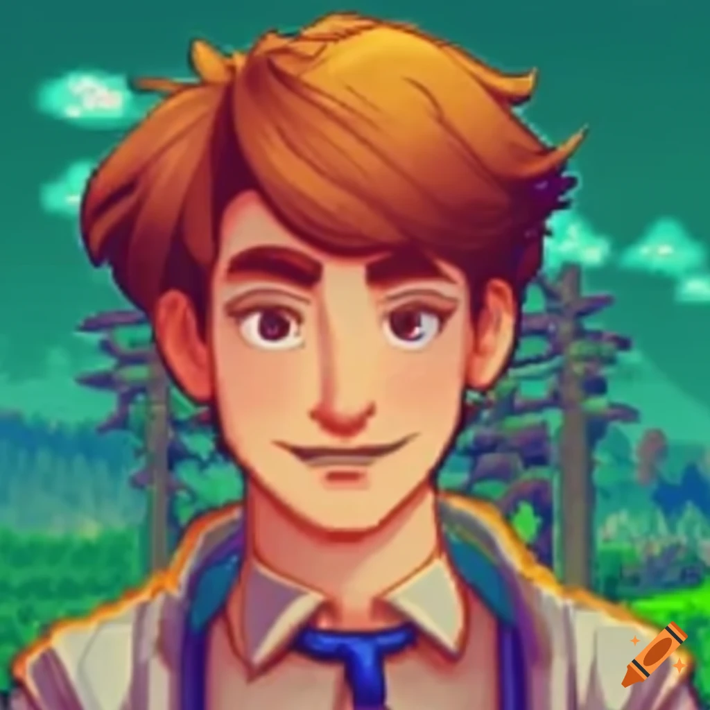 Character description of juan from stardew valley on Craiyon
