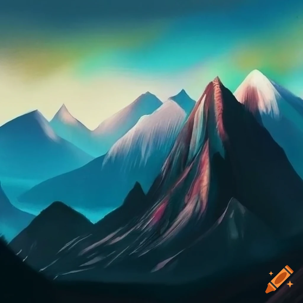 Mountain Lake Graphic Art Color Landscape Stock Vector (Royalty Free)  538836892 | Shutterstock