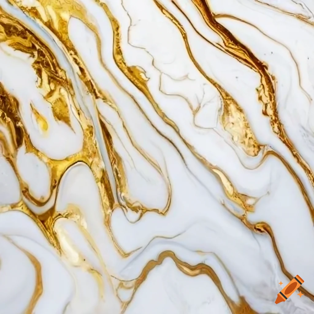 white and gold marble texture
