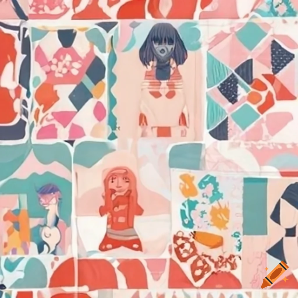 colorful quilt pattern