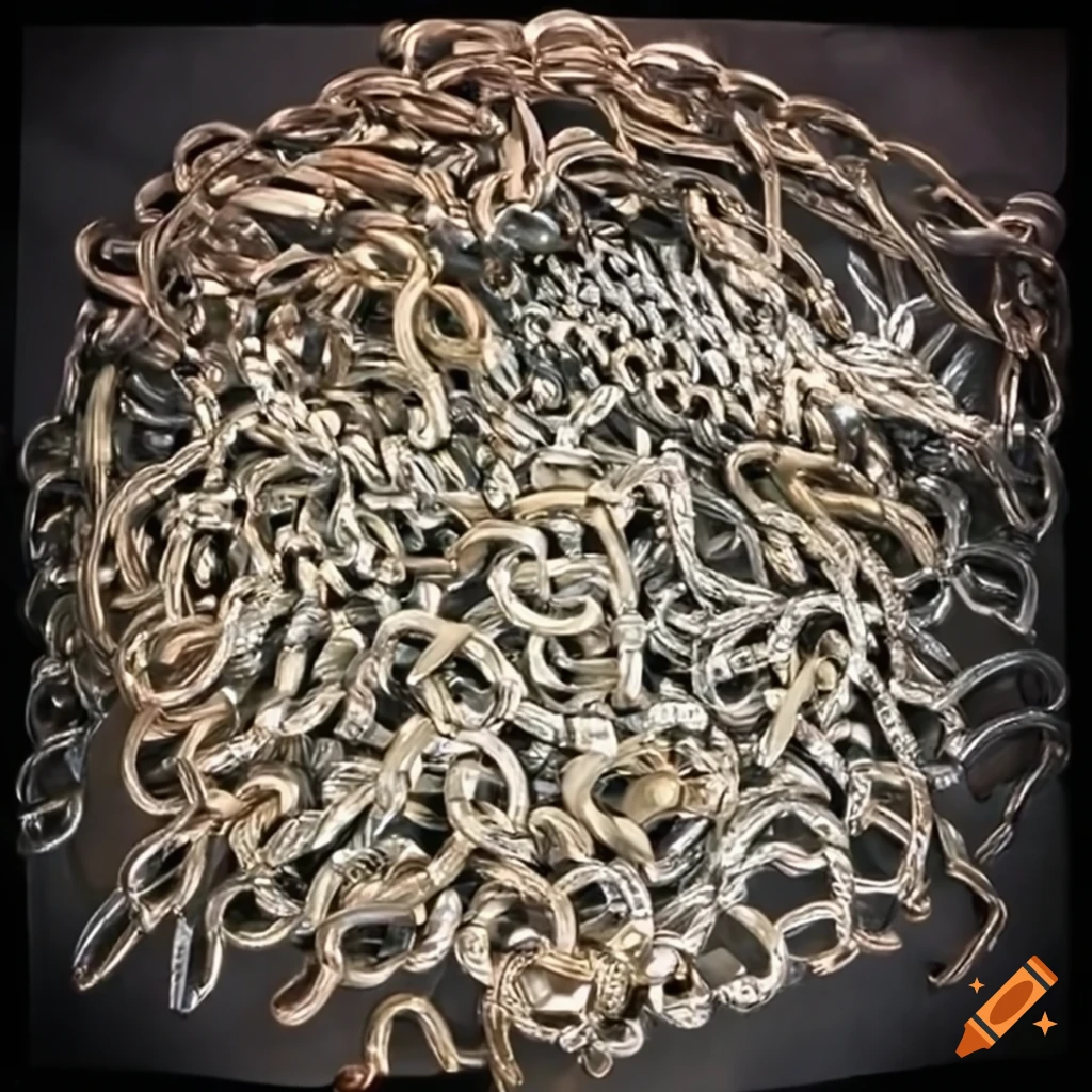 Artwork depicting breaking chains on Craiyon