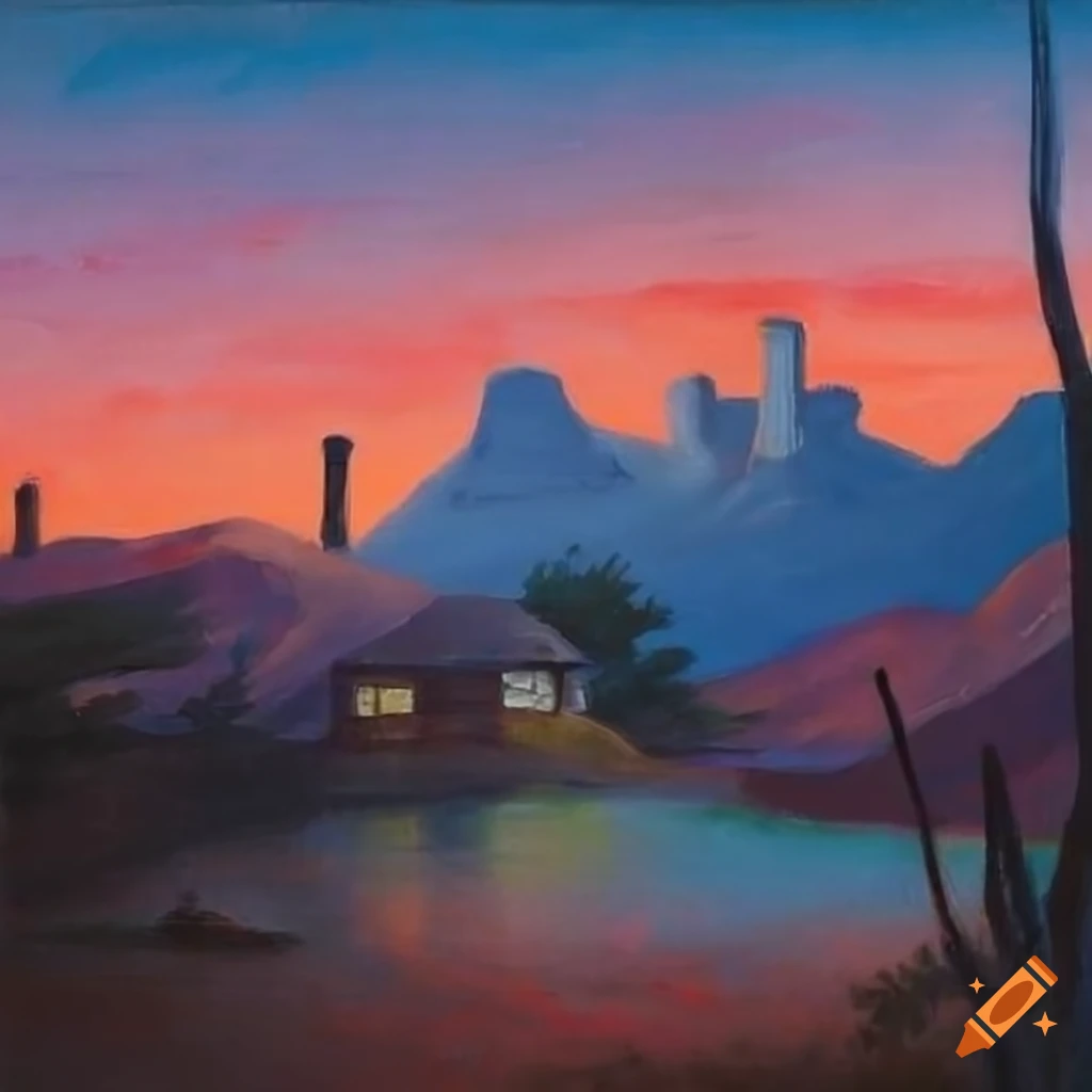 Colorful Oil Painting Of A Desert Landscape On Craiyon colorful-oil-painting-of-a-desert-landscape-on-craiyon