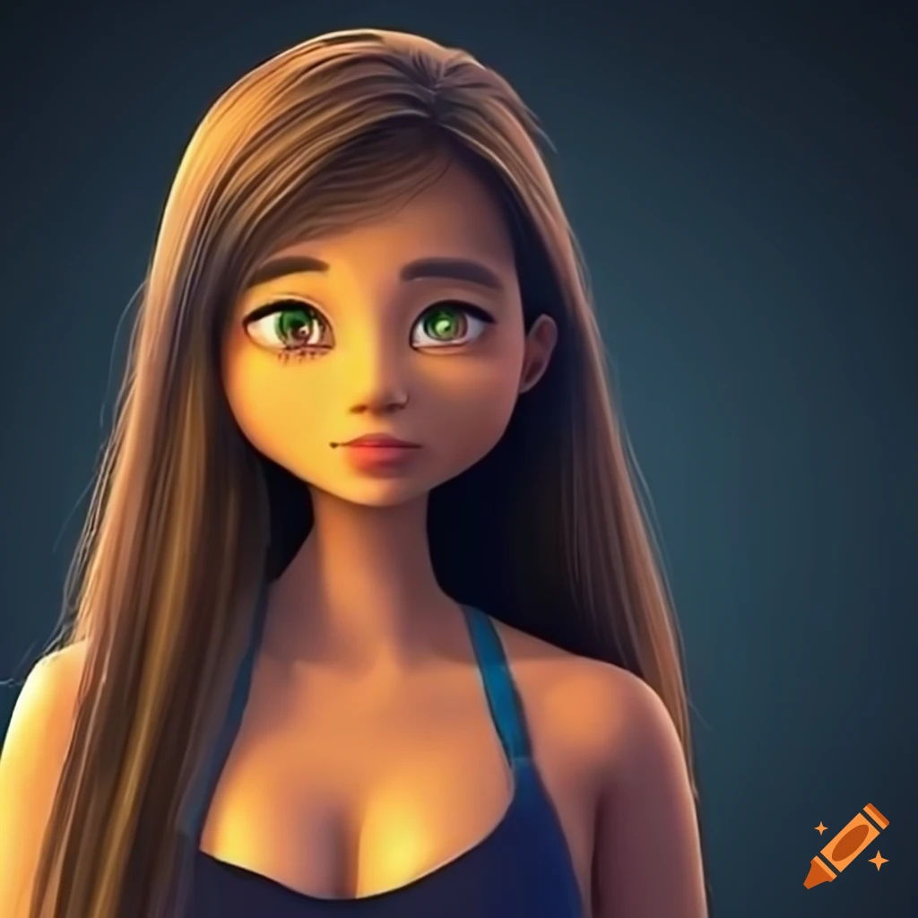 Animated profile picture for girl