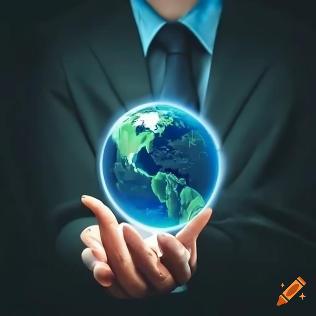 Conceptual image of an invisible hand in the business world on Craiyon