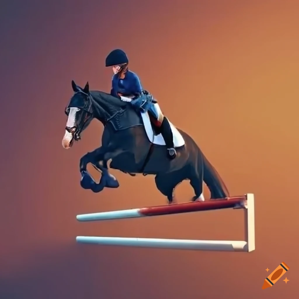 Show jumping obstacle logo