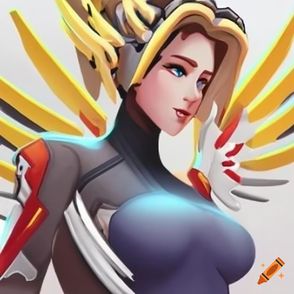 Overwatch Mercy character artwork