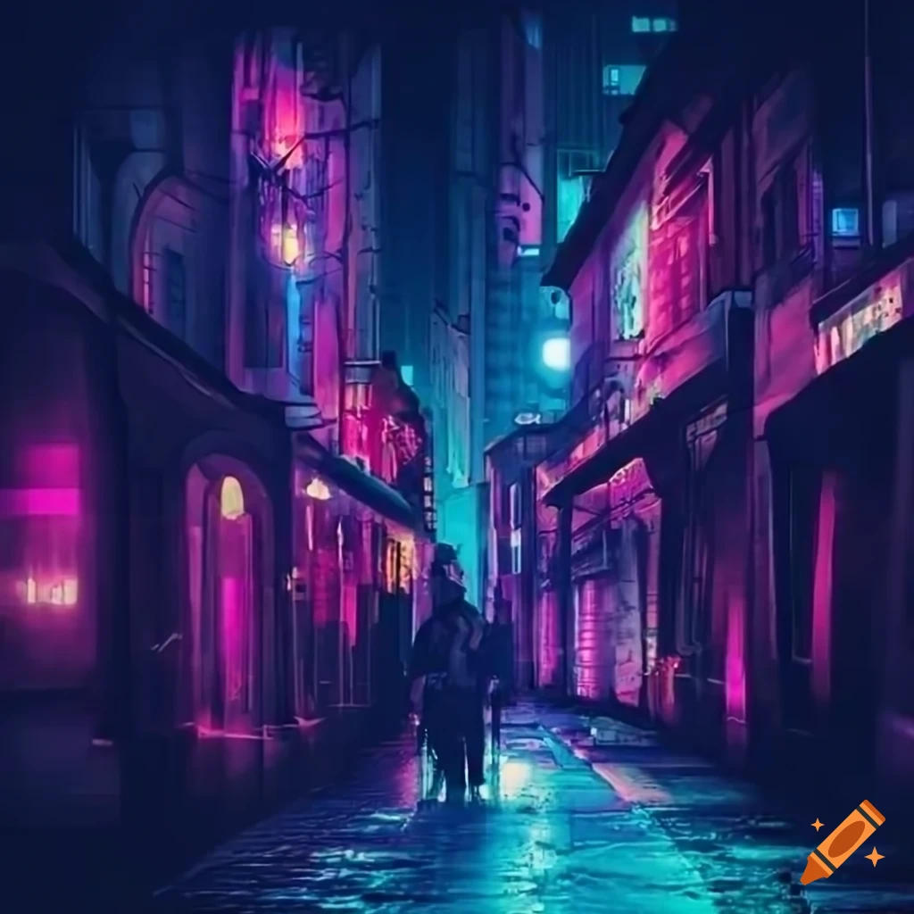 cyberpunk-style-cityscape-of-vilnius-on-craiyon