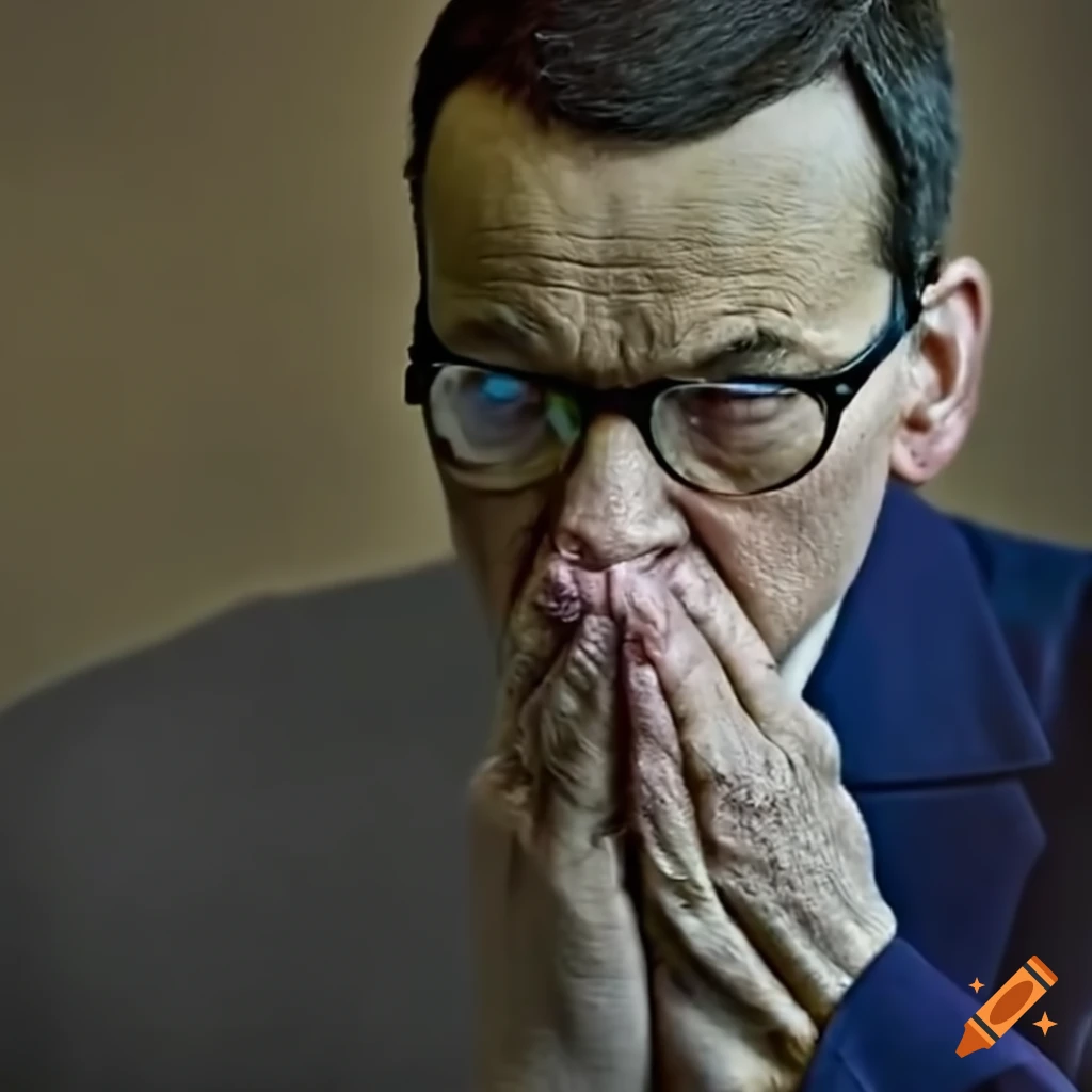 depiction of a sad defeated politician