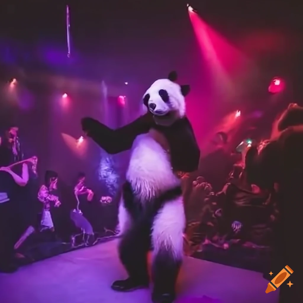 Funny image of a dancing bear on Craiyon