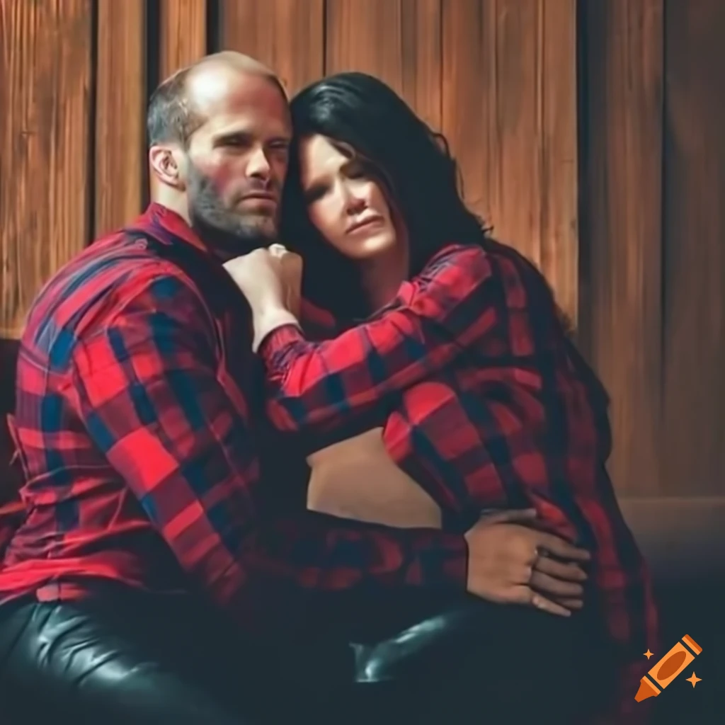 Photograph of two people hugging passionately on Craiyon