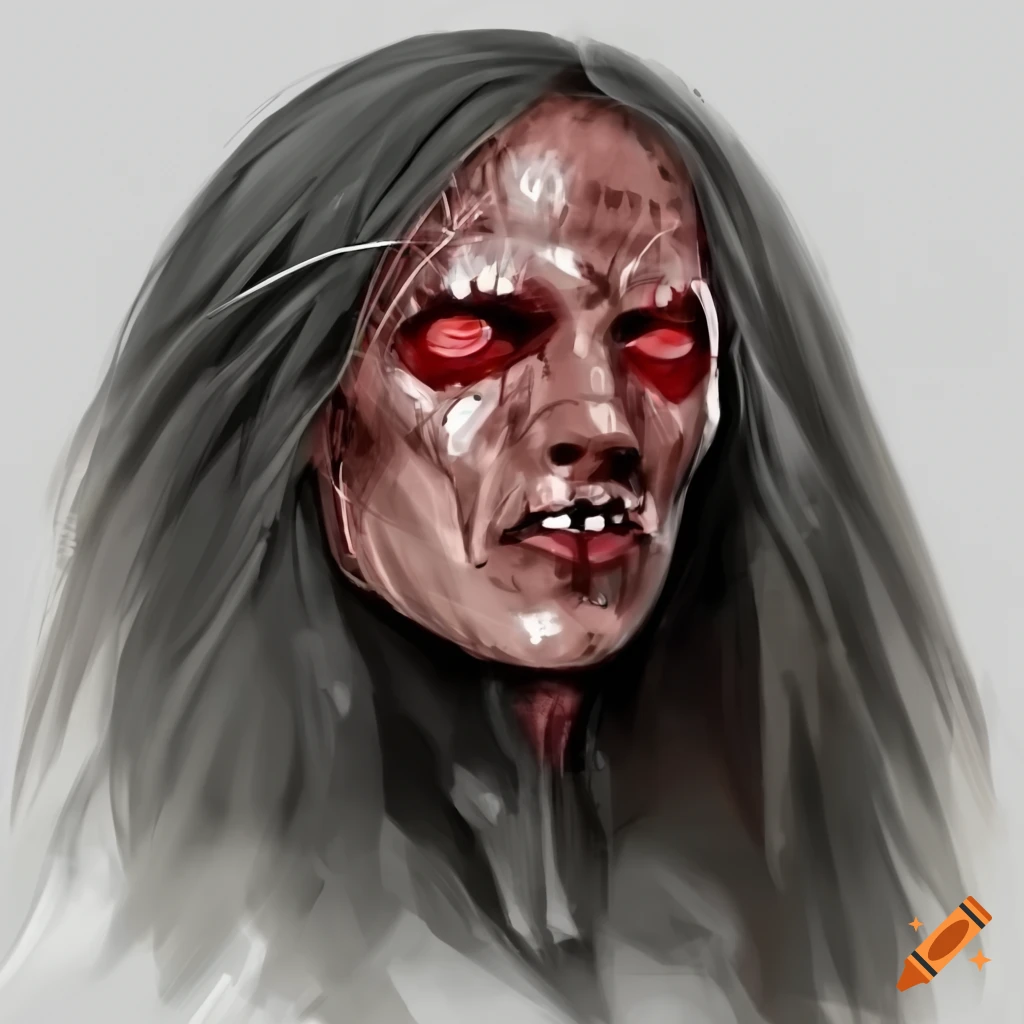 character art of a fierce dark elf