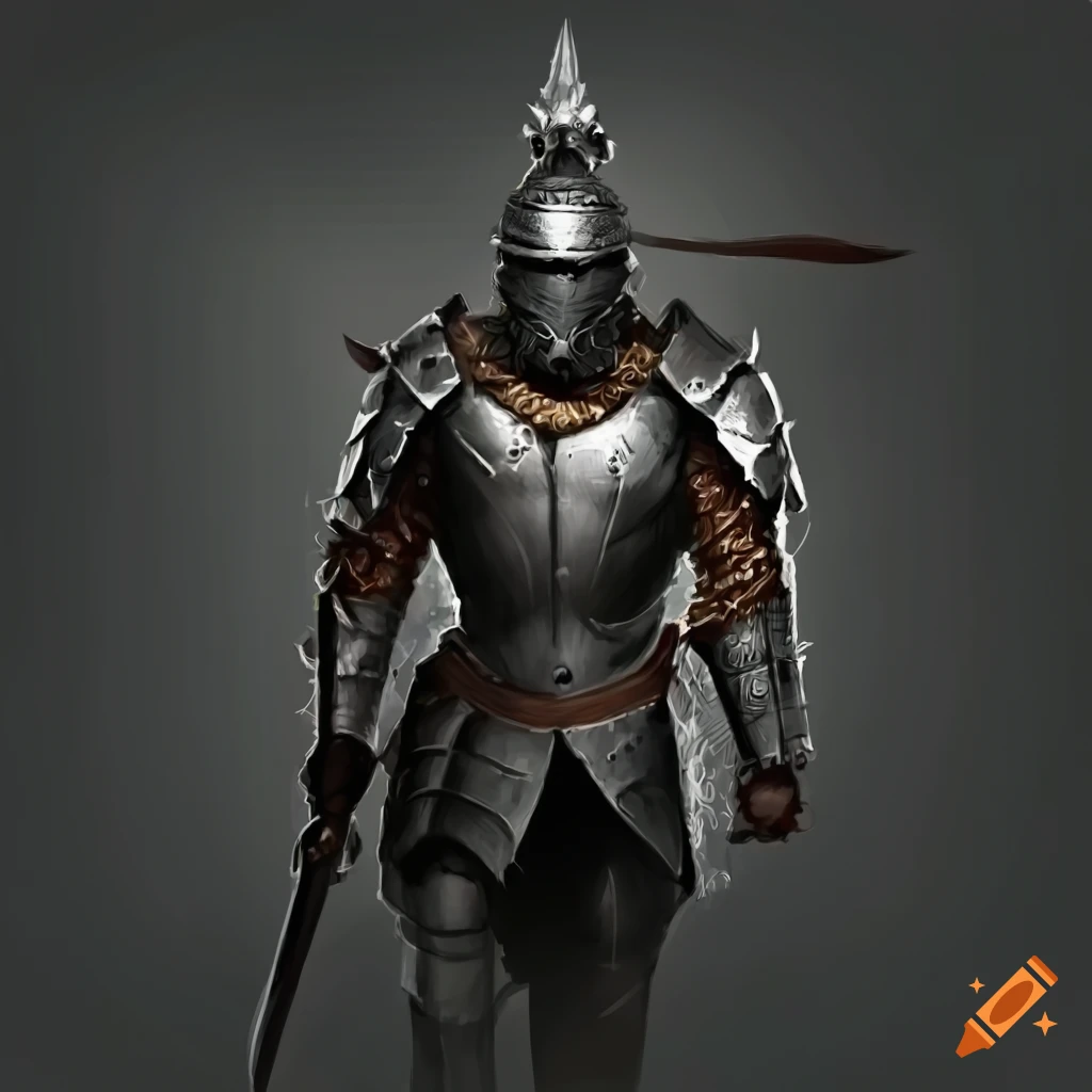 image of a black-armored warrior